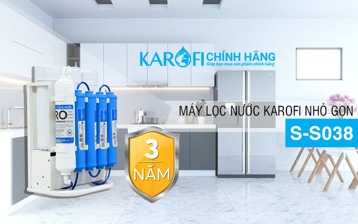 Máy lọc nước Karofi SLIM S-S038