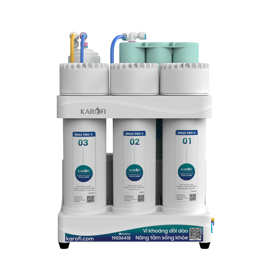 Máy lọc nước Karofi KAQ-U05 Pro - 10 Lõi lắp gầm
