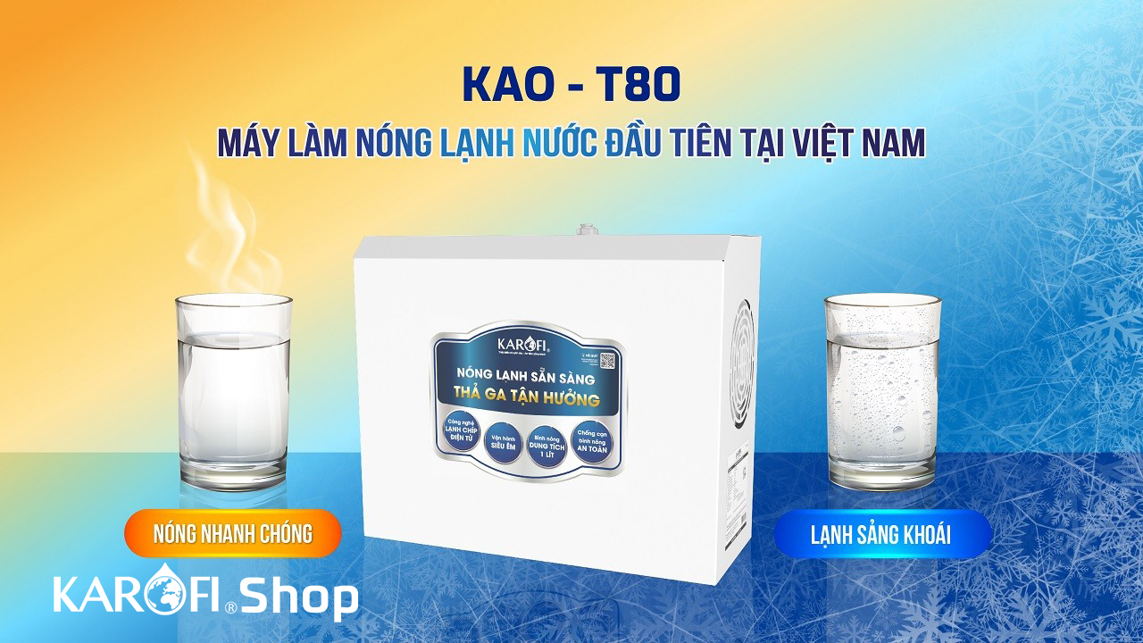 Máy làm nóng lạnh Karofi KAO-T80