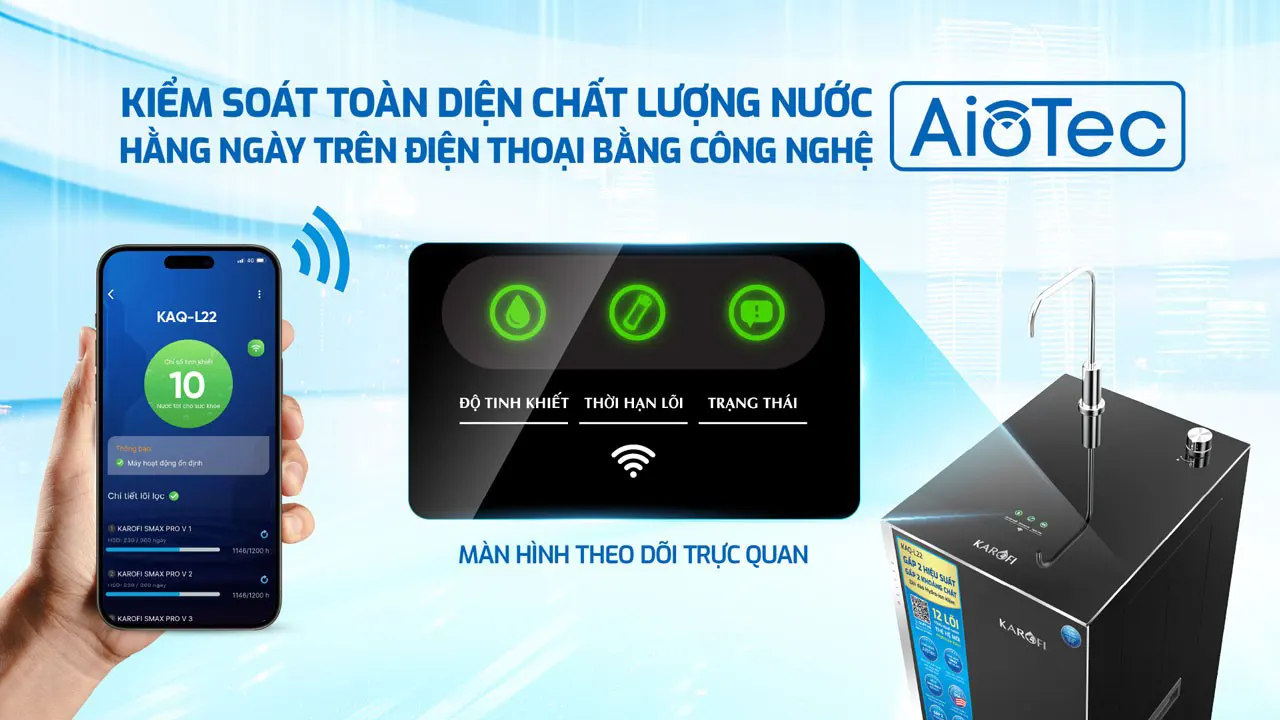 máy lọc nước Karofi KAQ-L22