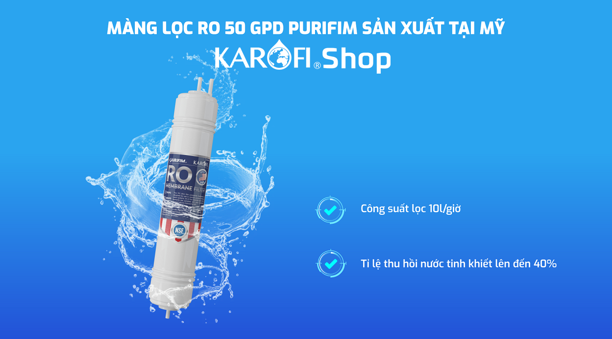 Máy lọc nước Karofi KAQ-U65