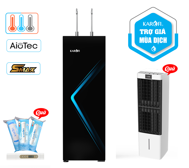 Máy lọc nước nóng lạnh Karofi KAD-N69
