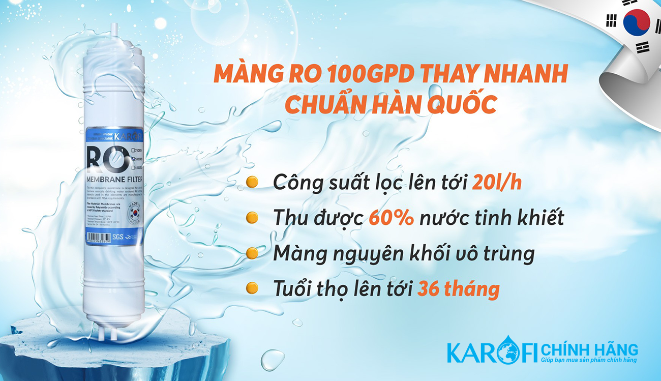 Máy lọc nước Karofi Livotec 600