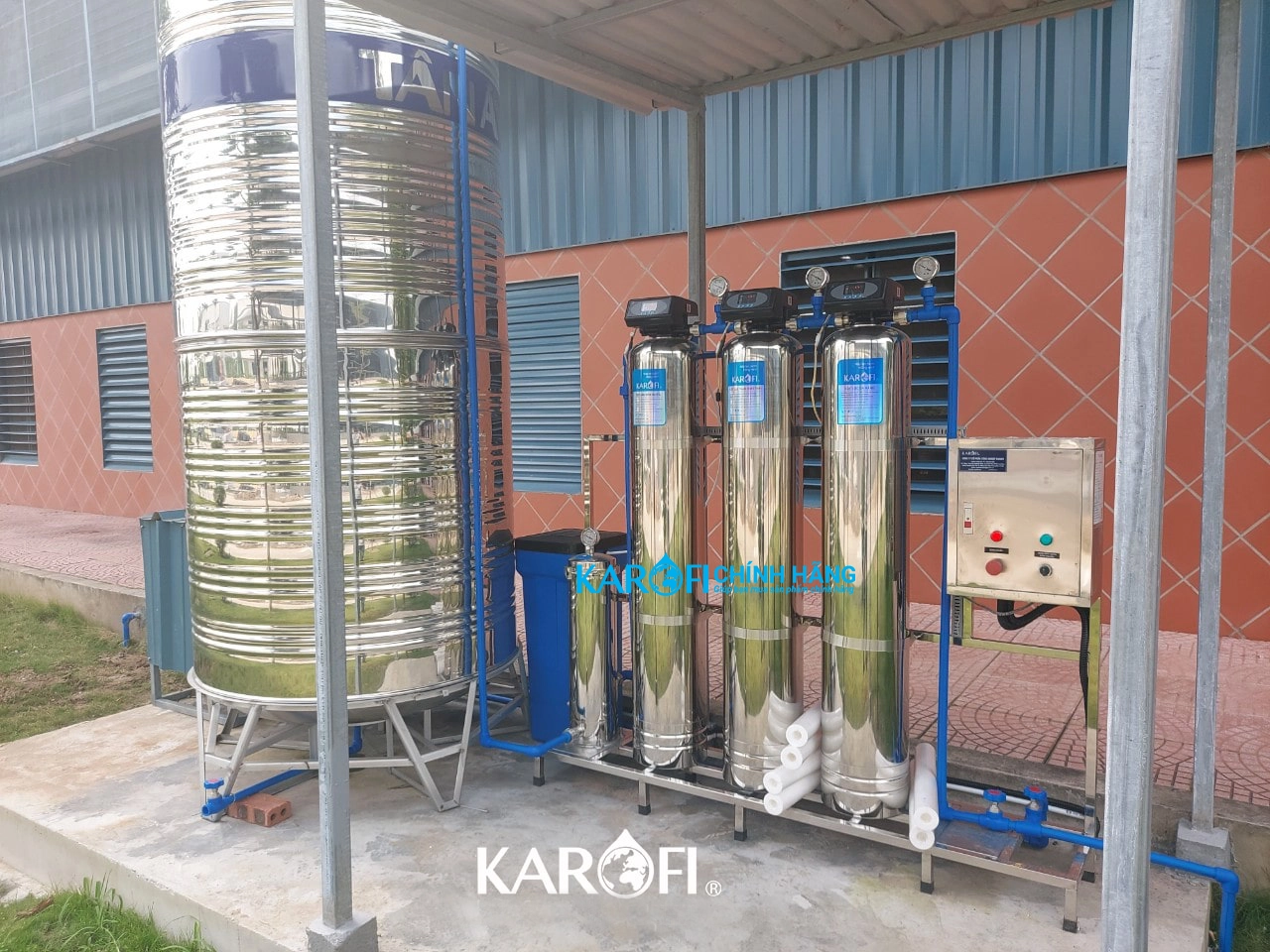 Máy lọc nước đầu nguồn Karofi KTF-333I - Cột Inox