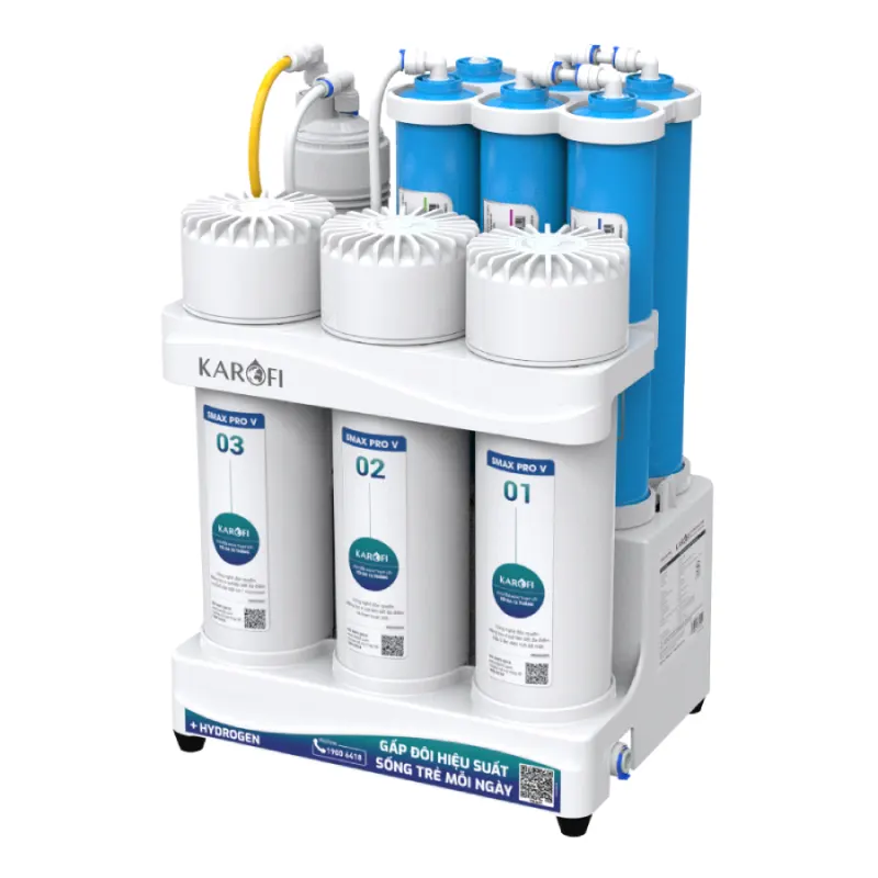 Máy lọc nước Karofi KAQ-U03 Pro - 10 Lõi lọc Rời