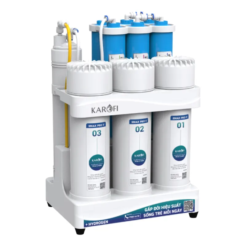 Máy lọc nước Karofi KAQ-U03 Pro - 10 Lõi lọc Rời