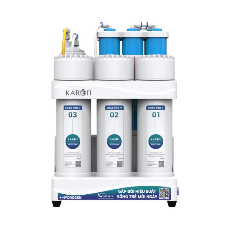 Máy lọc nước Karofi KAQ-U03 Pro - 10 Lõi lọc Rời