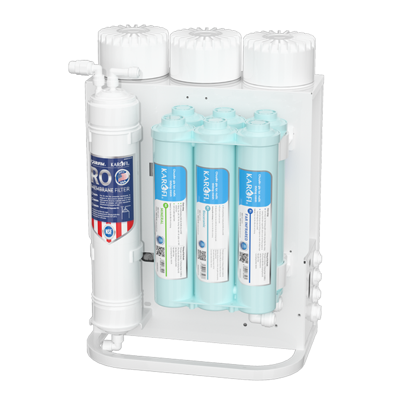 Máy lọc nước Karofi KAQ-U05G - 10 Lõi Mẫu Mới 2023