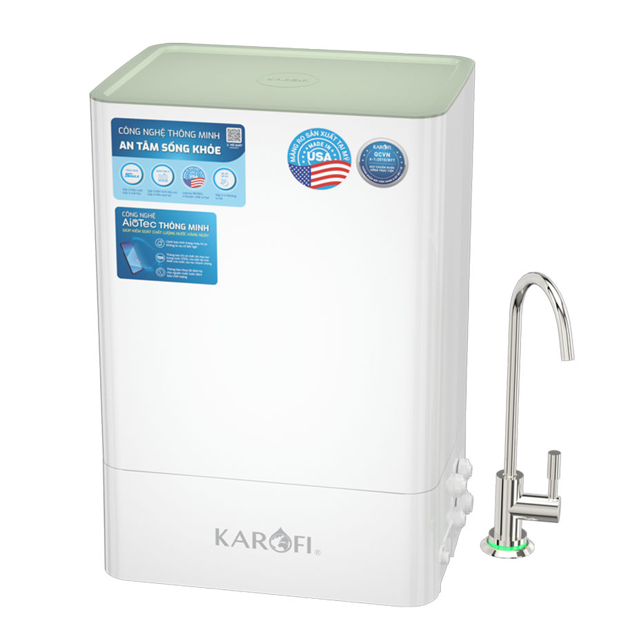 Máy lọc nước Karofi KAQ-U98 - 10 Lõi Thông Minh - Mới 2023