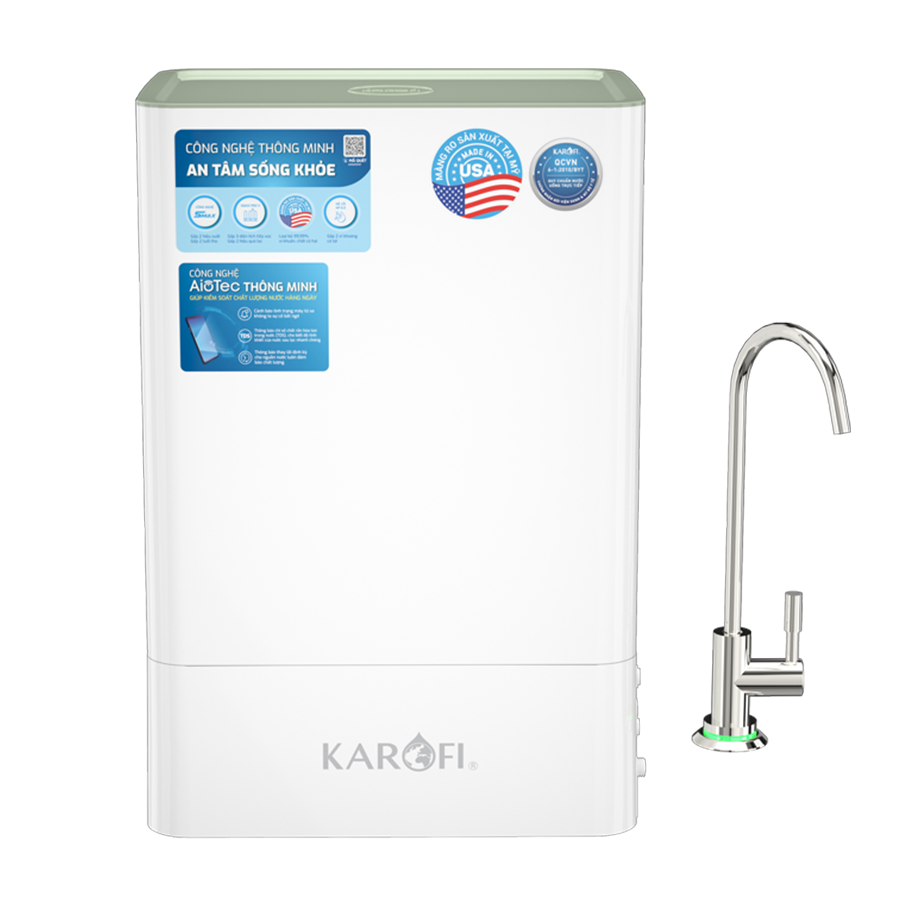 Máy lọc nước Karofi KAQ-U98 - 10 Lõi Thông Minh - Mới 2023