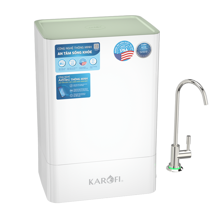 Máy lọc nước Karofi KAQ-U98 - 10 Lõi Thông Minh - Mới 2023