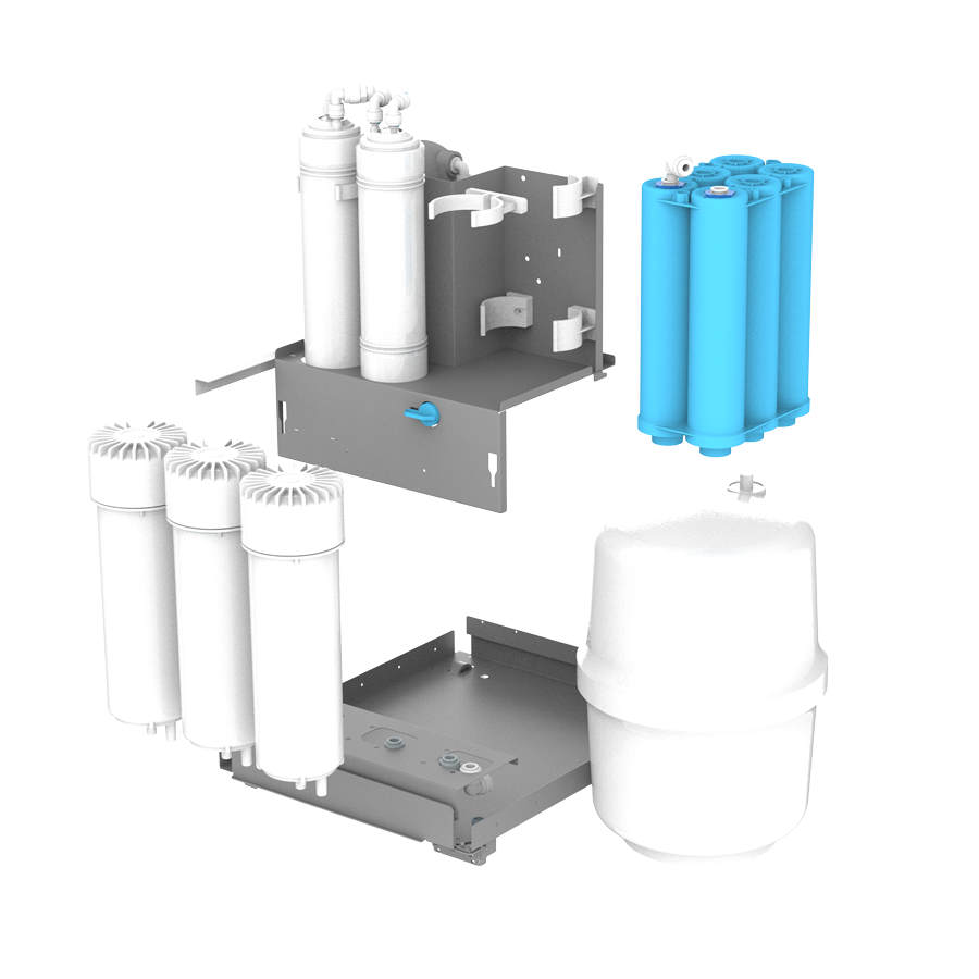 Máy lọc nước nóng lạnh Karofi KAD-X68 - 11 lõi lọc