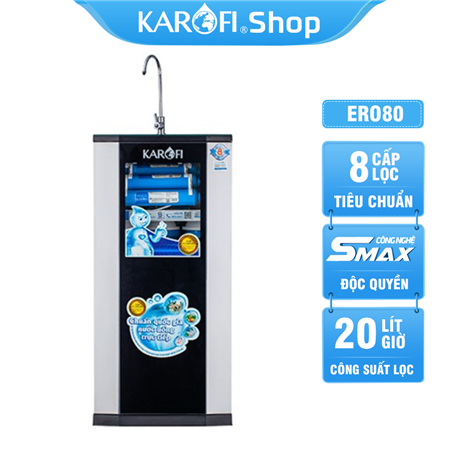 Máy lọc nước Karofi ERO80 8 lõi lọc