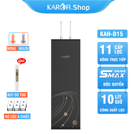 Máy lọc nước nóng nguội Karofi KAH-D15