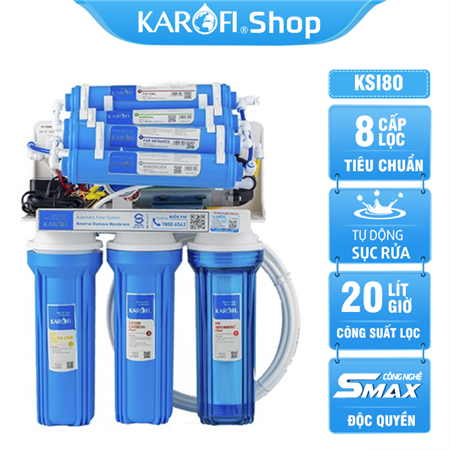 Máy lọc nước Karofi SRO KS80 Không Vỏ