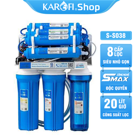 Máy lọc nước Karofi KT-ERO80 8 lõi lọc 