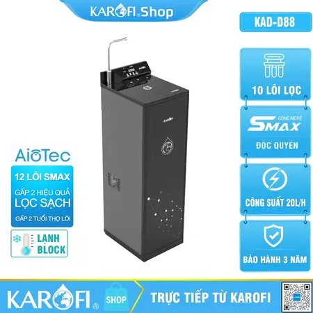 Máy lọc nước nóng lạnh Karofi KAD-D88