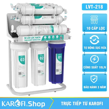 Máy lọc nước Karofi Livotec 218 - 10 Lõi Mới 2025
