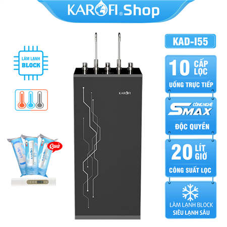Máy lọc nước nóng lạnh Karofi KAD-I55