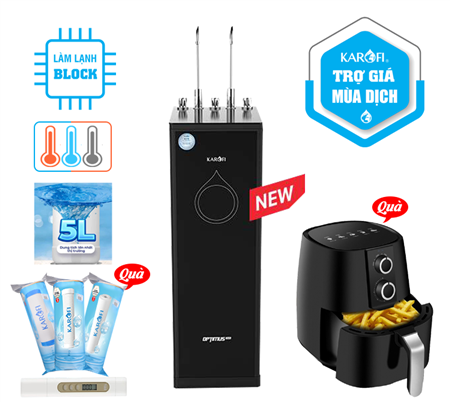 Máy lọc nước Karofi Optimus DUO O-D138  chức năng Nóng - Nguội - Lạnh