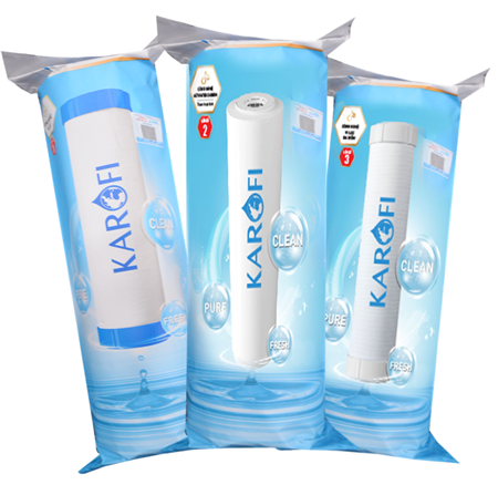Bộ 3 lõi lọc nước Karofi Smax 123 mới 2021