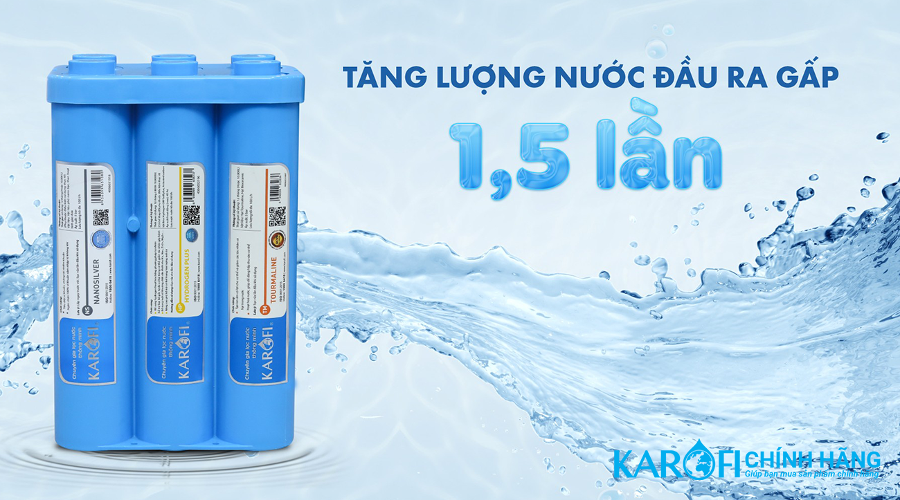 Bộ lõi nước Karofi Smax hiệu suất cao HP 6.2