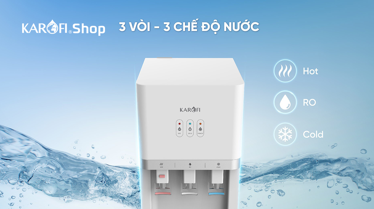 Cây nước nóng lạnh Karofi HCV200