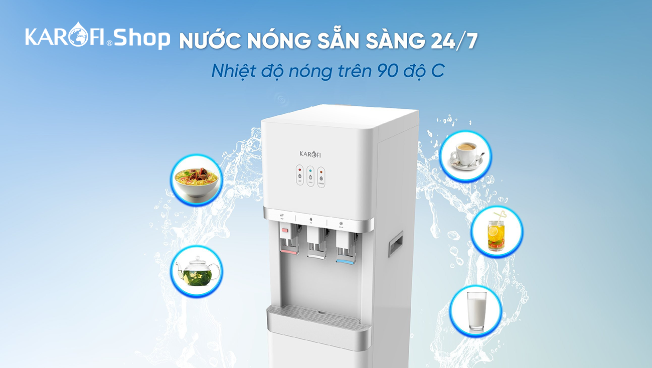 Cây nước nóng lạnh Karofi HCV200