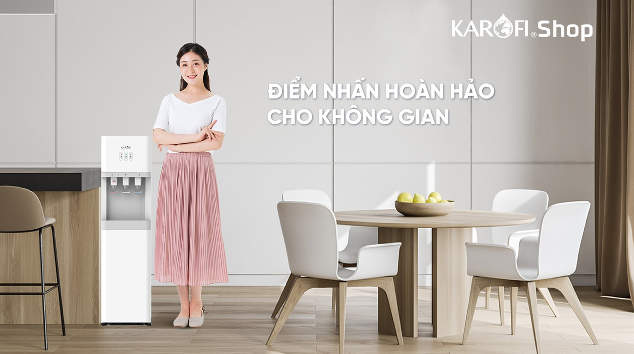 Cây nước nóng lạnh Karofi HCV200