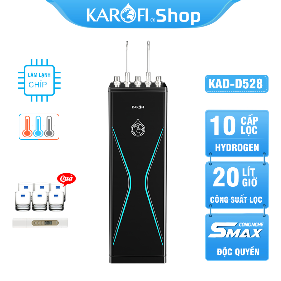 Máy lọc nước nóng lạnh Karofi KAD-D528