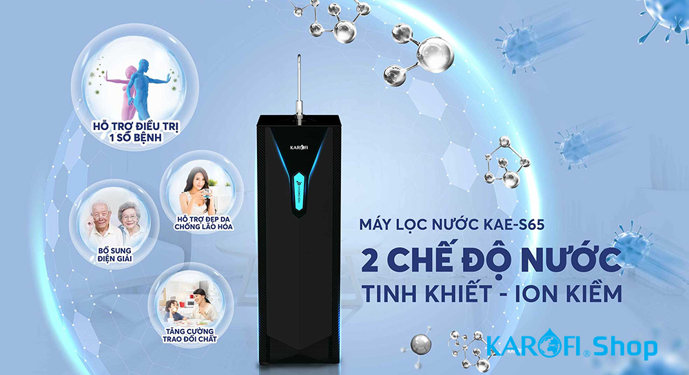 Máy lọc nước ion kiềm Kangaroo KAE-S65