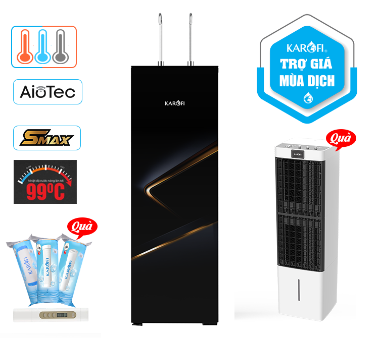 Máy lọc nước nóng lạnh Karofi KAD-N89