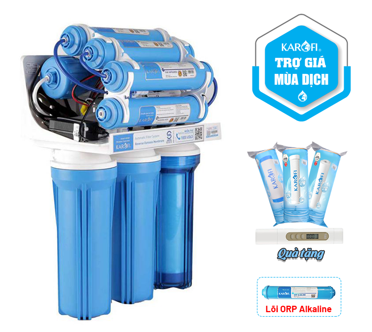 Máy lọc nước Karofi KT-ERO90 (ERO80+ORP) 9 lõi lọc lắp gầm chậu rửa