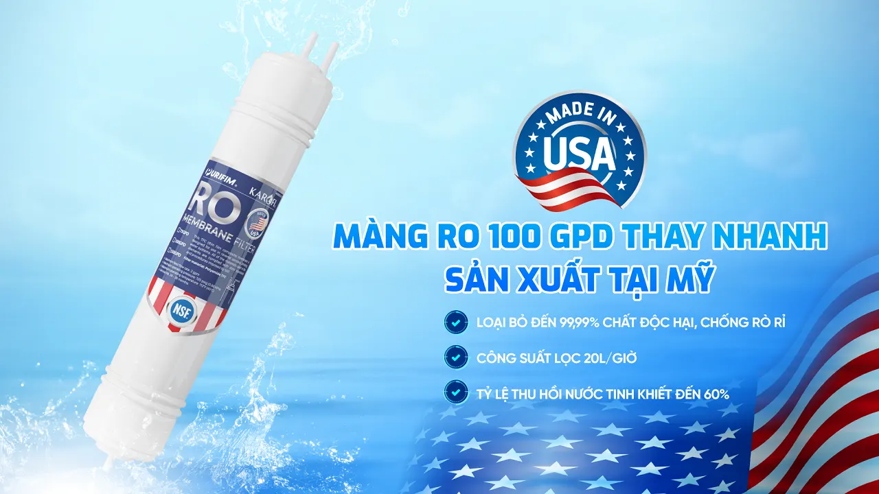 máy lọc nước nóng lạnh Karofi KAD-D69