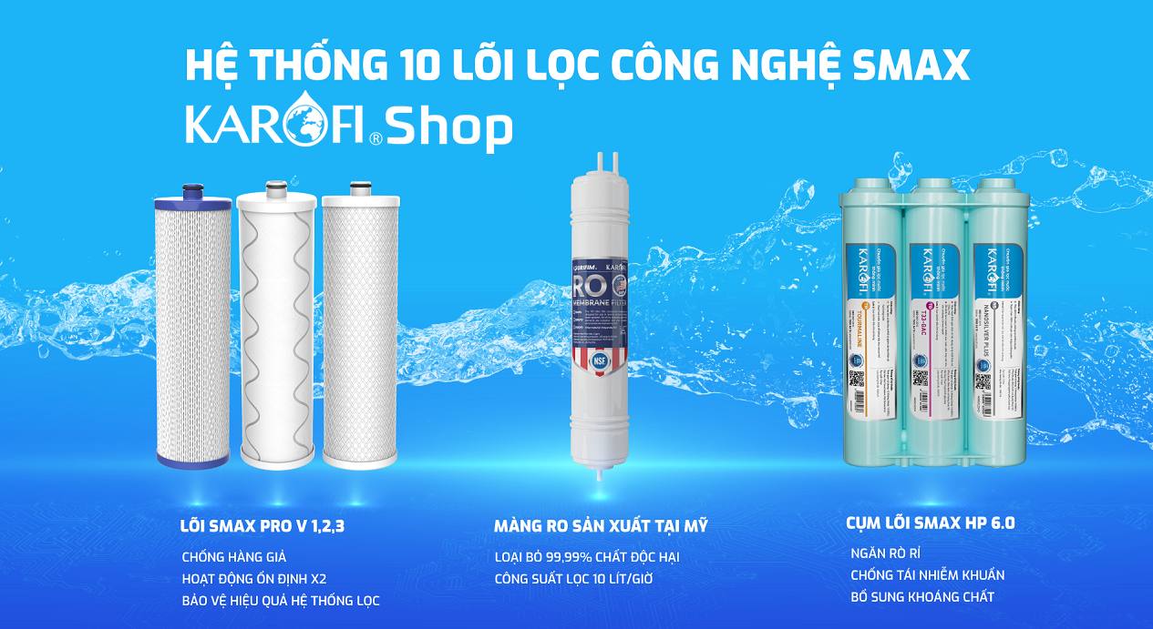 Máy lọc nước Karofi-KAQ-U98