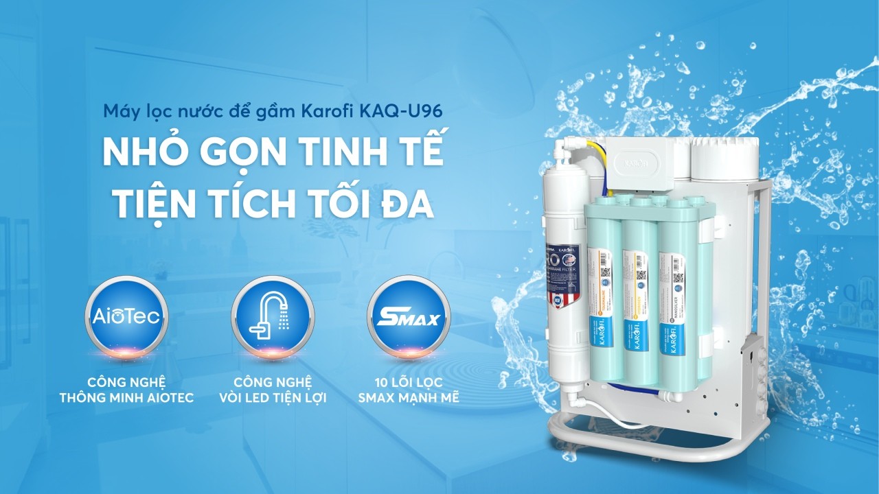 Máy lọc nước Karofi KAQ-U96
