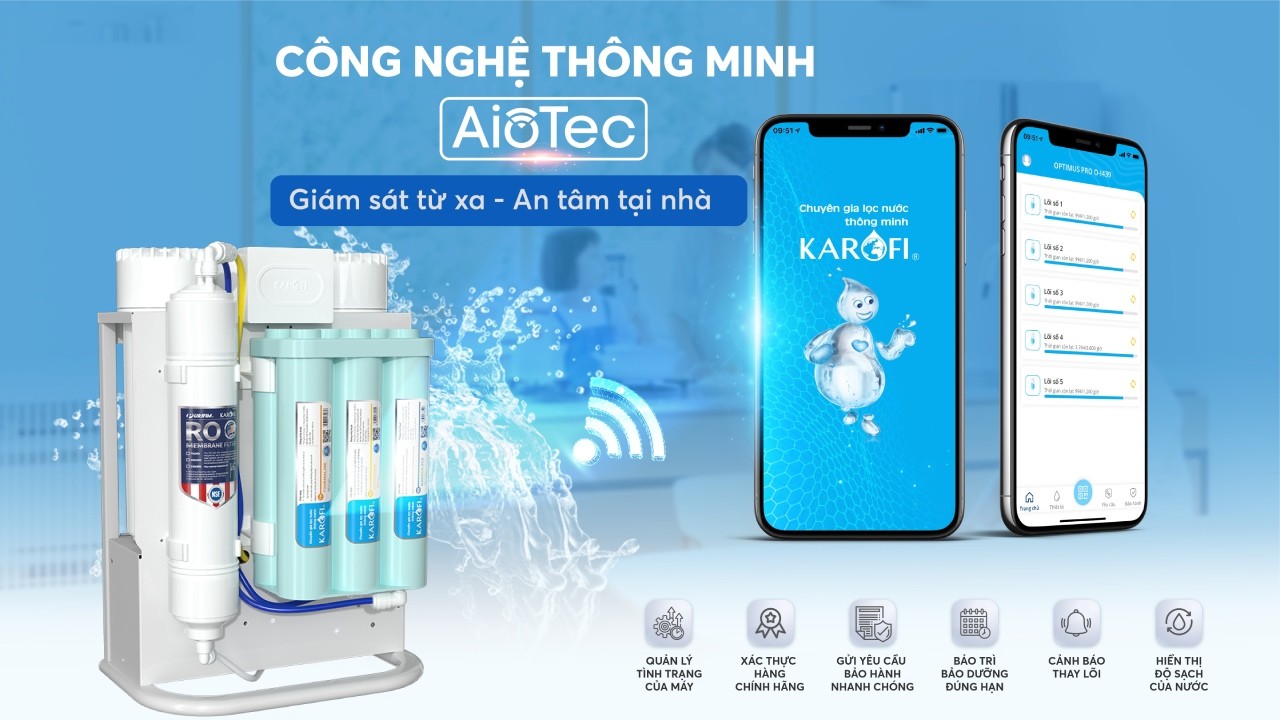 Máy lọc nước Karofi KAQ-U96
