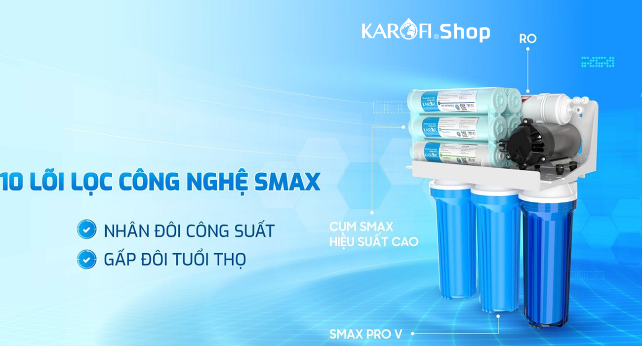 Máy lọc nước Karofi KT-ERO100V