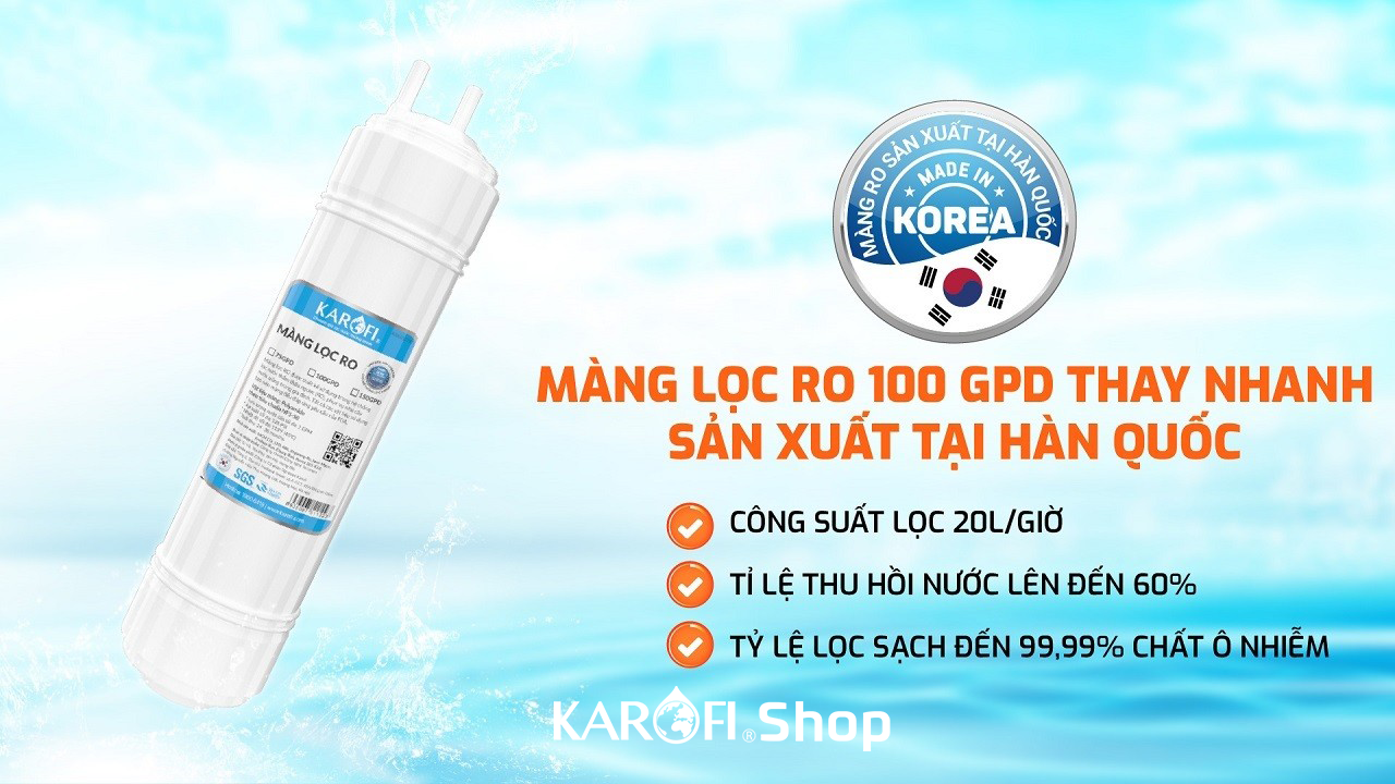 Máy lọc nước Karofi Livotec 606