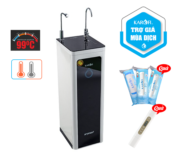 Máy lọc nước thông minh nóng nhanh Karofi O-H128