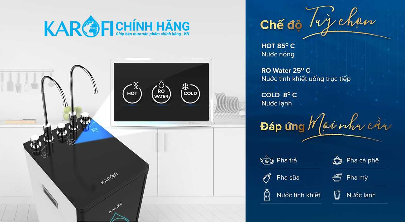 Máy lọc nước Karofi Optimus DUO O-D138