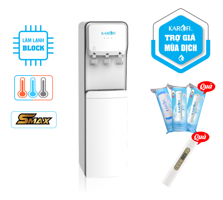 Máy lọc nước Nóng Lạnh Nguội Karofi HC18RO