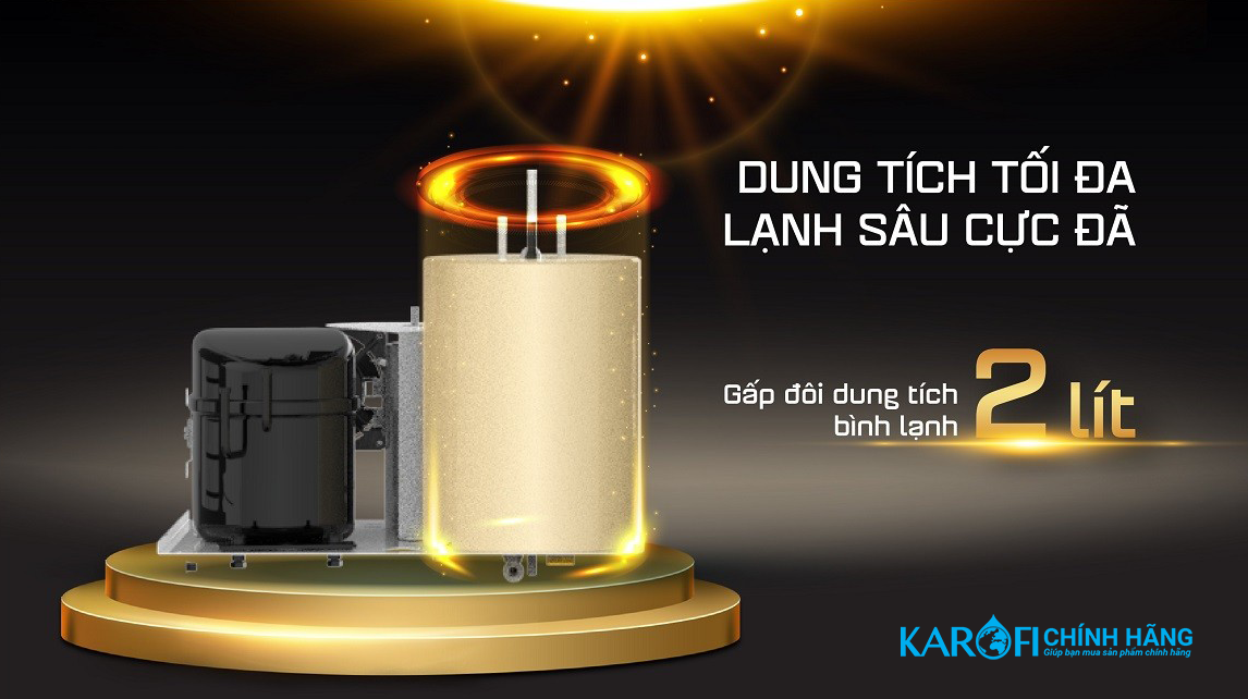Máy lọc nước nóng lạnh Karofi KAD - D68