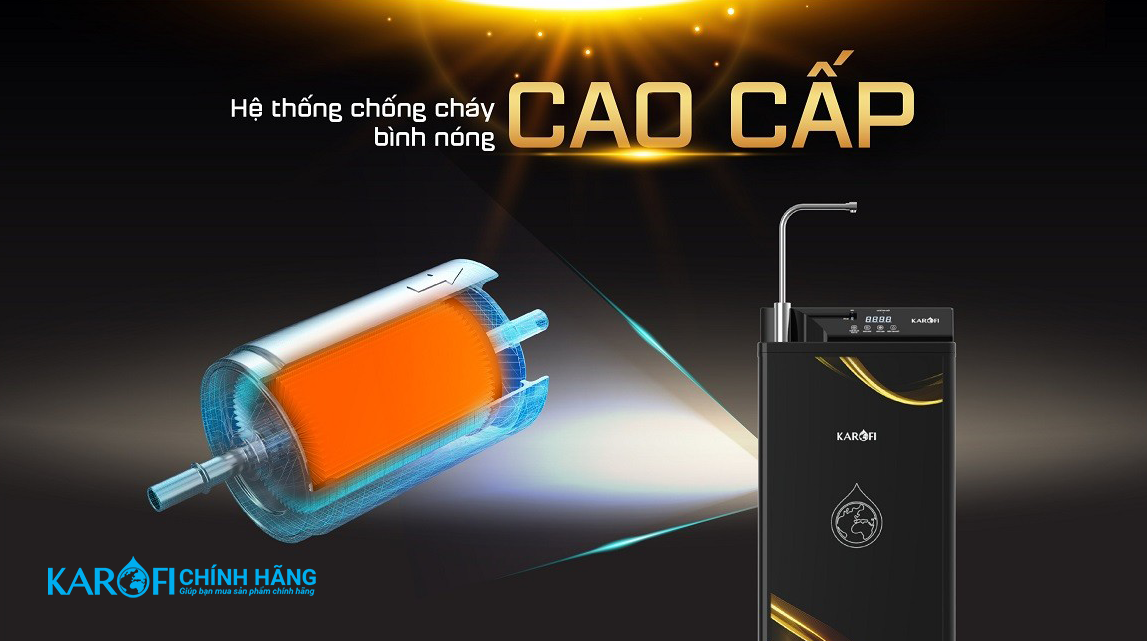 Máy lọc nước nóng lạnh Karofi KAD - D68