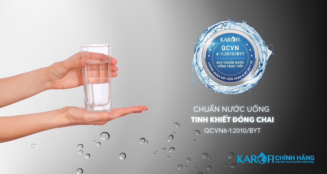 Máy lọc nước nóng lạnh Karofi KAD - D68
