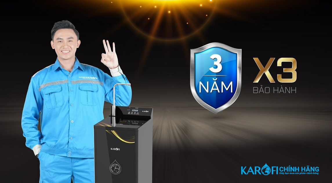 Máy lọc nước nóng lạnh Karofi KAD - D68