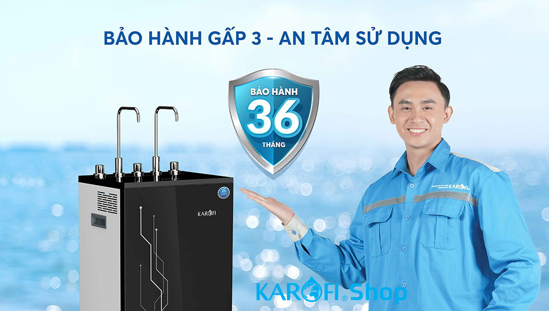 Máy lọc nước nóng lạnh Karofi KAD-I55