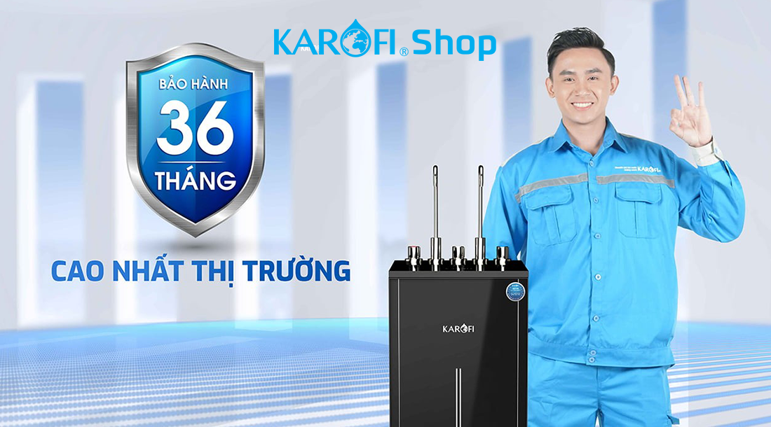 Máy lọc nước nóng lạnh Karofi KAD-L56
