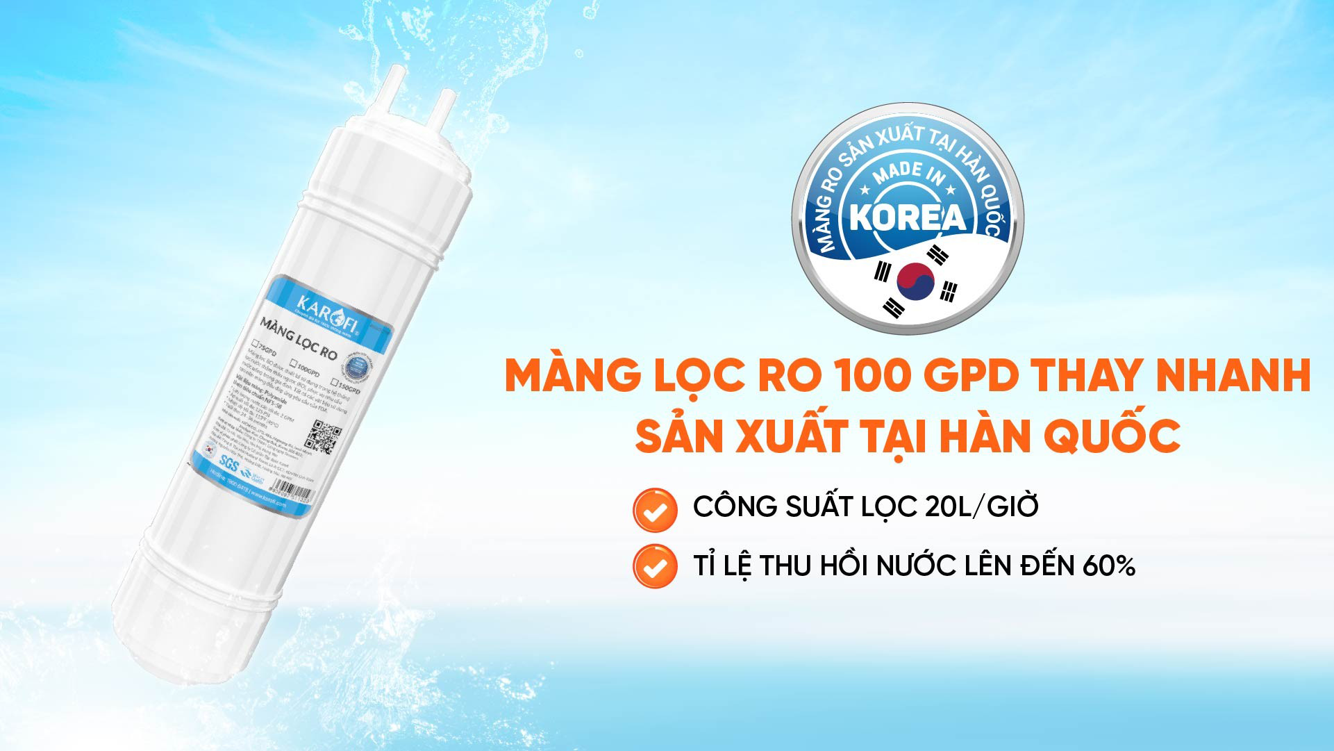 Máy lọc nước nóng lạnh Karofi Livotec 616