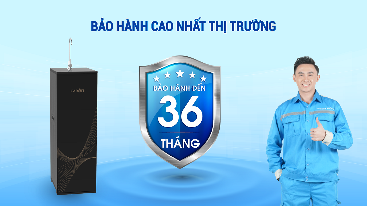 Máy lọc nước Karofi KAQ-X18 11 Lõi lọc